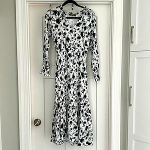 Lulus Floral Ruffle Maxi Dress